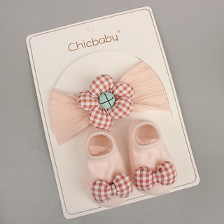 Set vớ nơ và băng đô hoa cao cấp