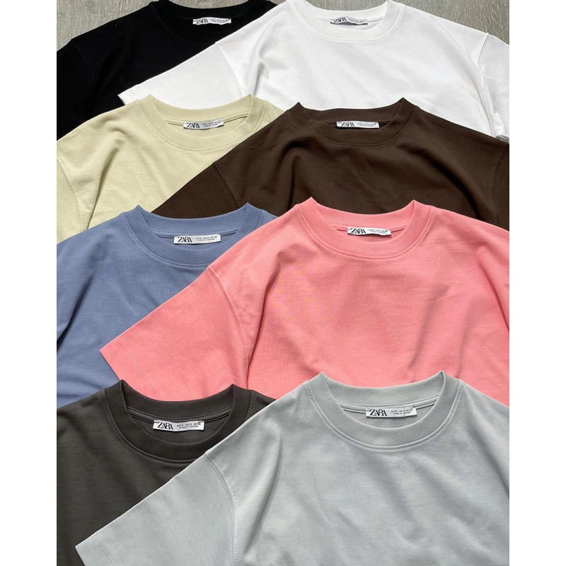 Áo croptop trơn tay ngắn ZR