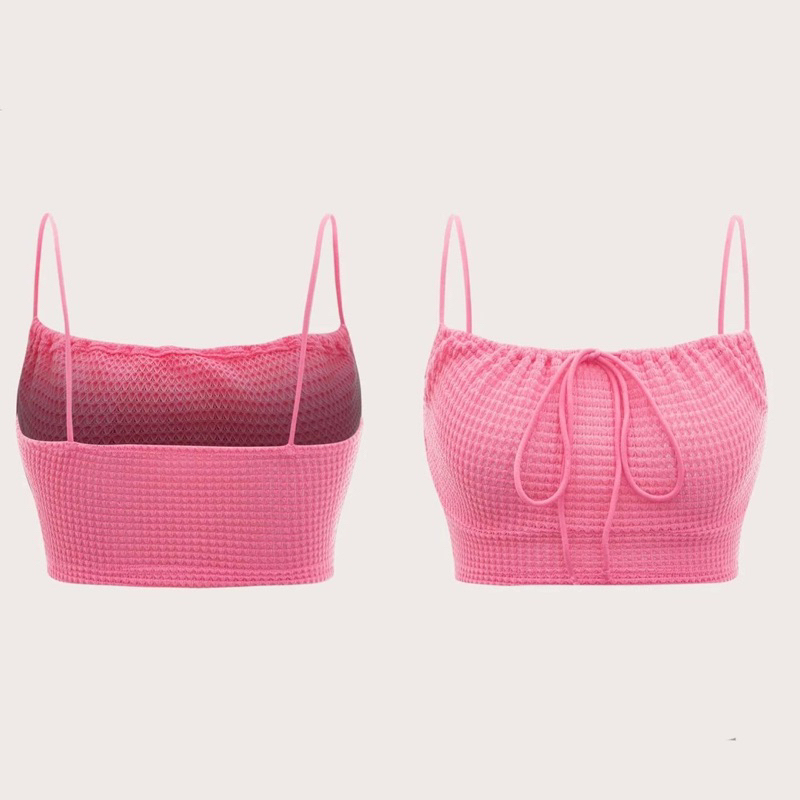 Áo croptop hồng baby siêu mát cho mùa hè