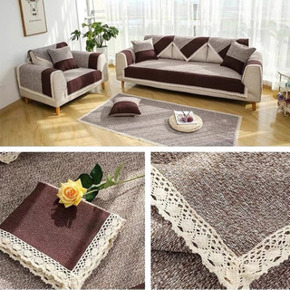 (Bán lẻ 1 mét) Dây ren trang trí màu trắng ngà nhiều mẫu - Tada Craft