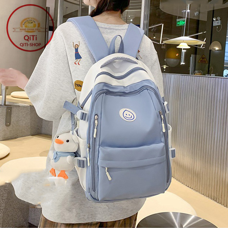 Balo nữ đi học cặp sách đi học nam nữ dễ thương phong cách thời trang hàn quốc unisex chống nước