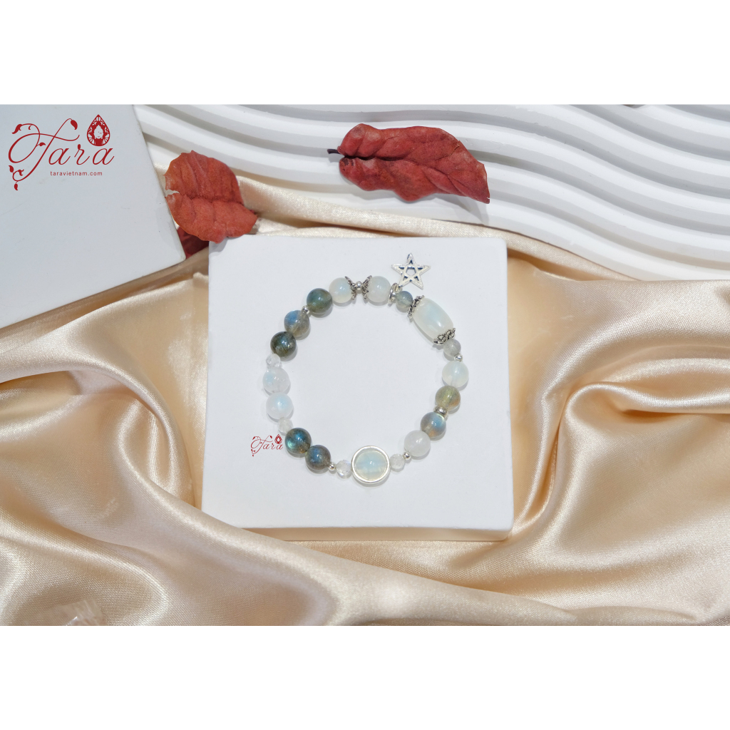 Siêu Sale - Vòng tay đá Mặt Trăng, Xà Cừ lấp lánh