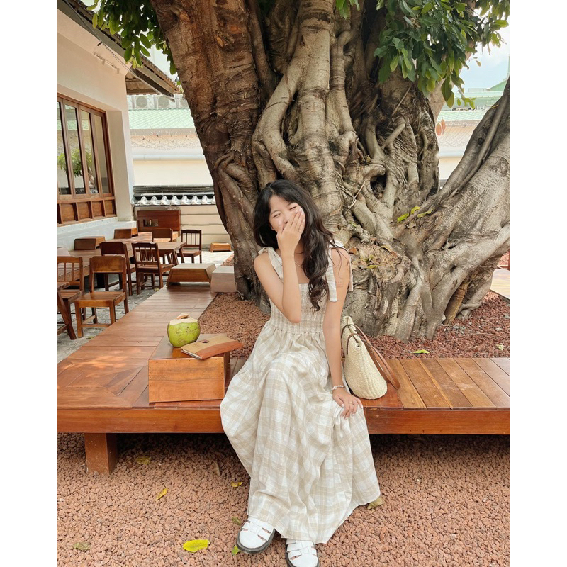 Đầm dây caro - Hazel Dress