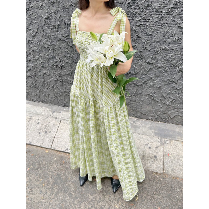 Đầm dây caro - Hazel Dress