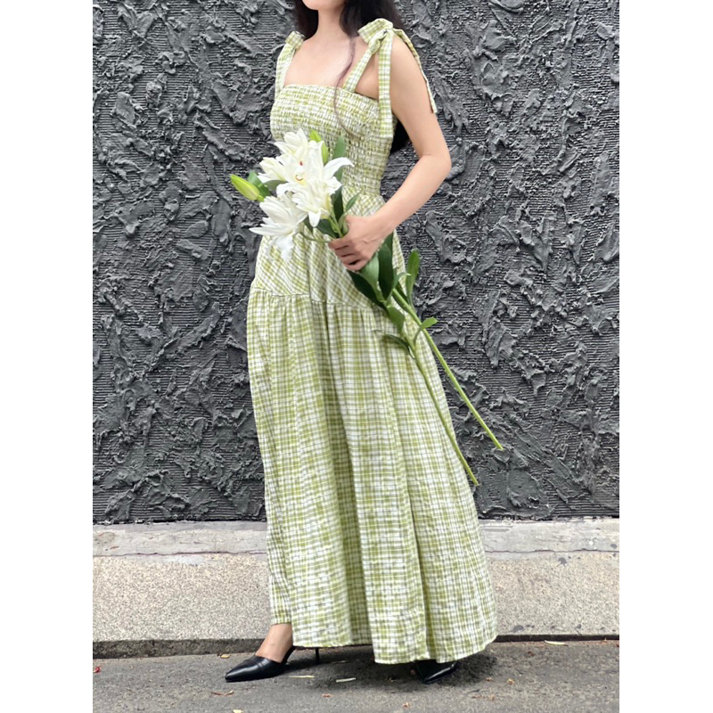 Đầm dây caro - Hazel Dress
