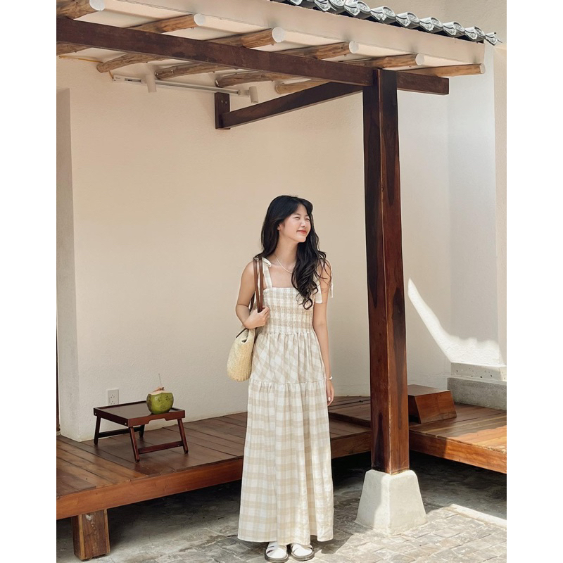 Đầm dây caro - Hazel Dress