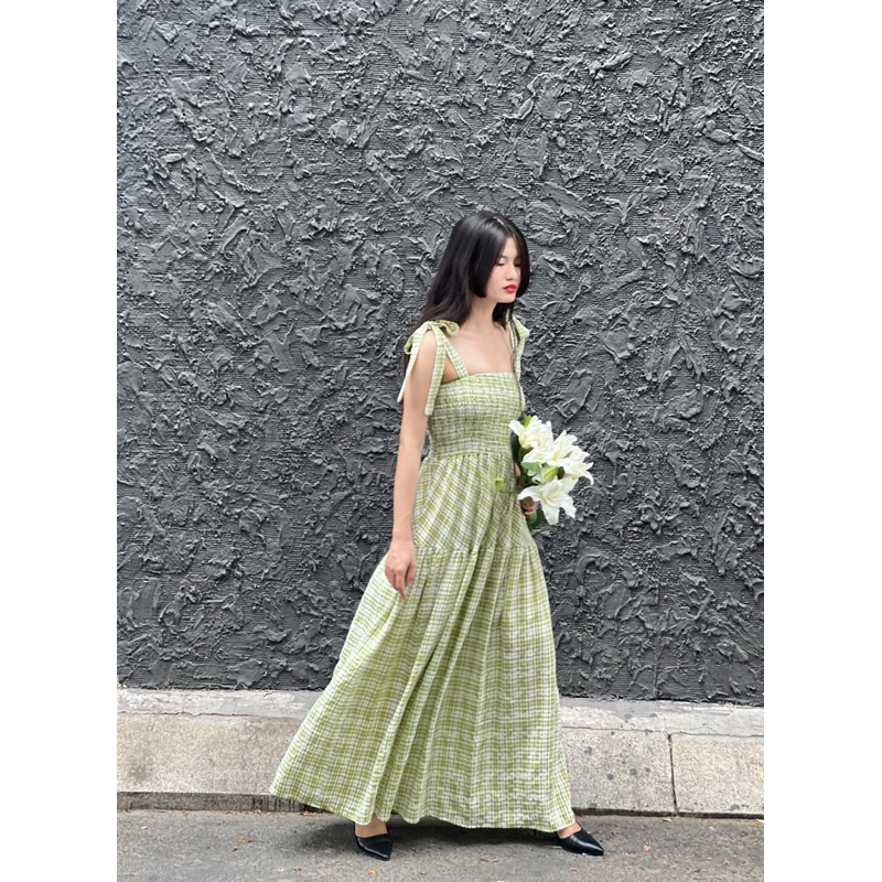 Đầm dây caro - Hazel Dress