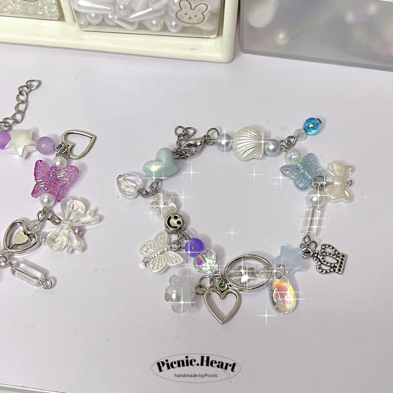 | Picnic Heart | Violet Sky Bracelet