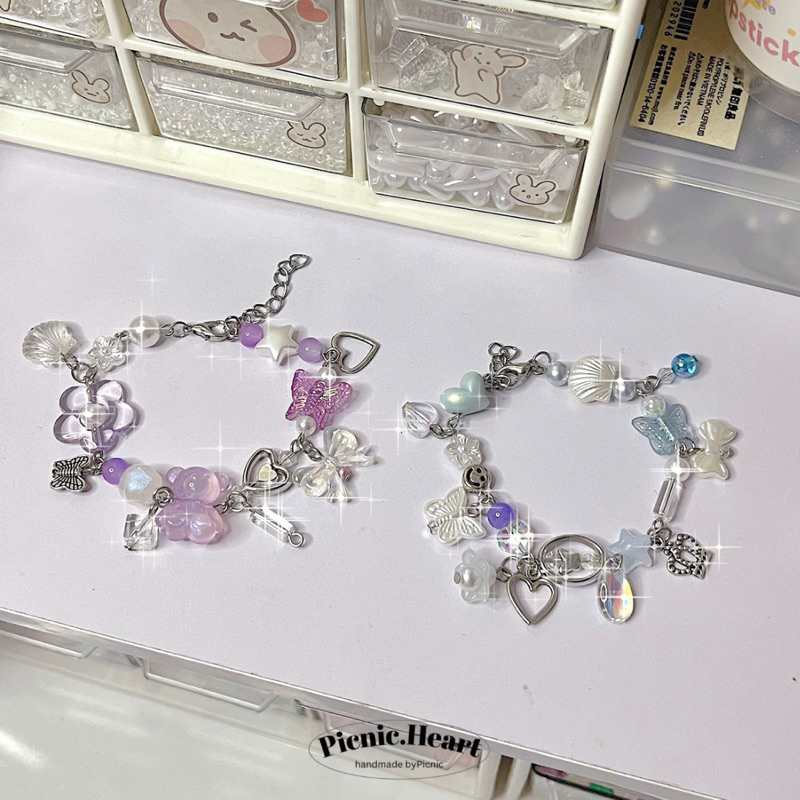 | Picnic Heart | Violet Sky Bracelet