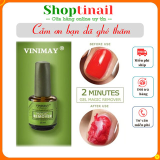 Nước Phá Sơn Gel Vinamay trang trí mong làm nail spa phun xăm Shoptinail