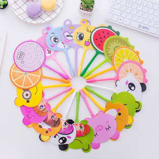 Bút bi kèm quạt nhựa cầm tay cute