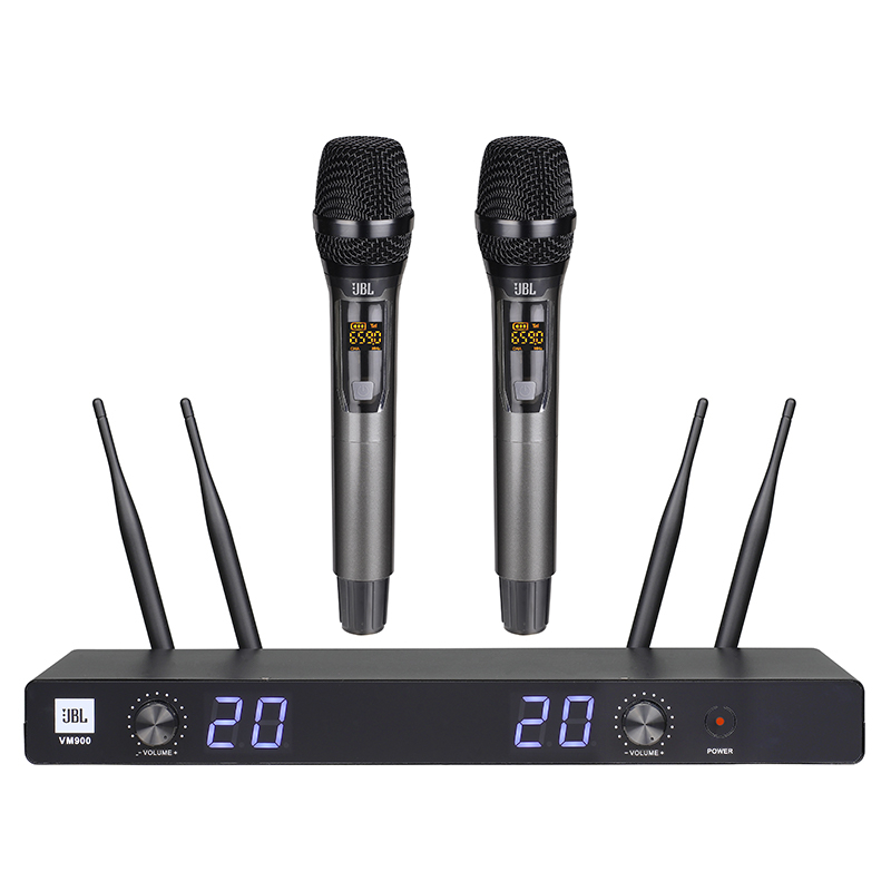 JBL/VM900 microphone wireless,micro không dây cao cấp,micro hát karaoke không dây chống hú