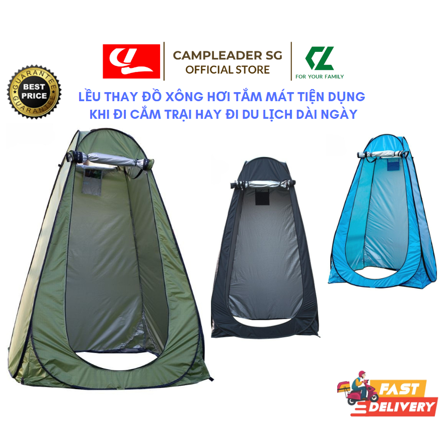 Lều thay đồ xông hơi tắm mát tiện dụng khi đi cắm trại hay đi du lịch dài ngày - Campleader SG