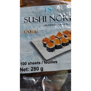Rong biển cuộn cơm 100 lá - 280g siêu dày.