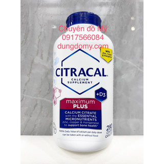 Date T3/24_Viên bổ sung Canxi Citracal Maximum Calcium Citrate+D3 280v của Mỹ