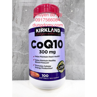 Date T3/2024_Viên Uống Kirkland CoQ10 300mg 100 viên của Mỹ