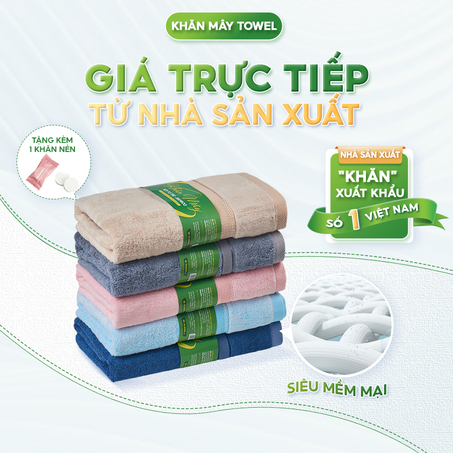 Khăn Tắm Khăn Mặt Khăn Gội Đầu KHĂN MÂY TOWEL Cao Cấp Chất Liệu Sợi Lụa Tre Mềm Mại, Thấm Hút Nhiều Kích Thước | BigBuy360 - bigbuy360.vn