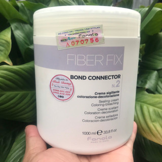Dầu xả phục hồi tóc Fiber Fix Bond Connector N.2 Sealing Cream Colouring Bleaching FANOLA 1000ml *NEW*