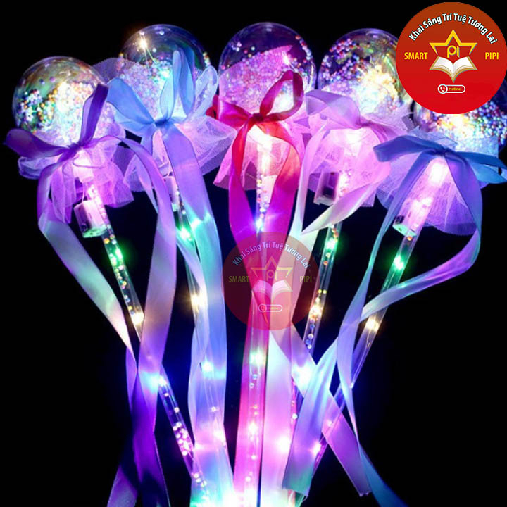 Đồ chơi phát sáng - Gậy phát sáng quả cầu pha lê cho bé chơi trung thu sỉ
