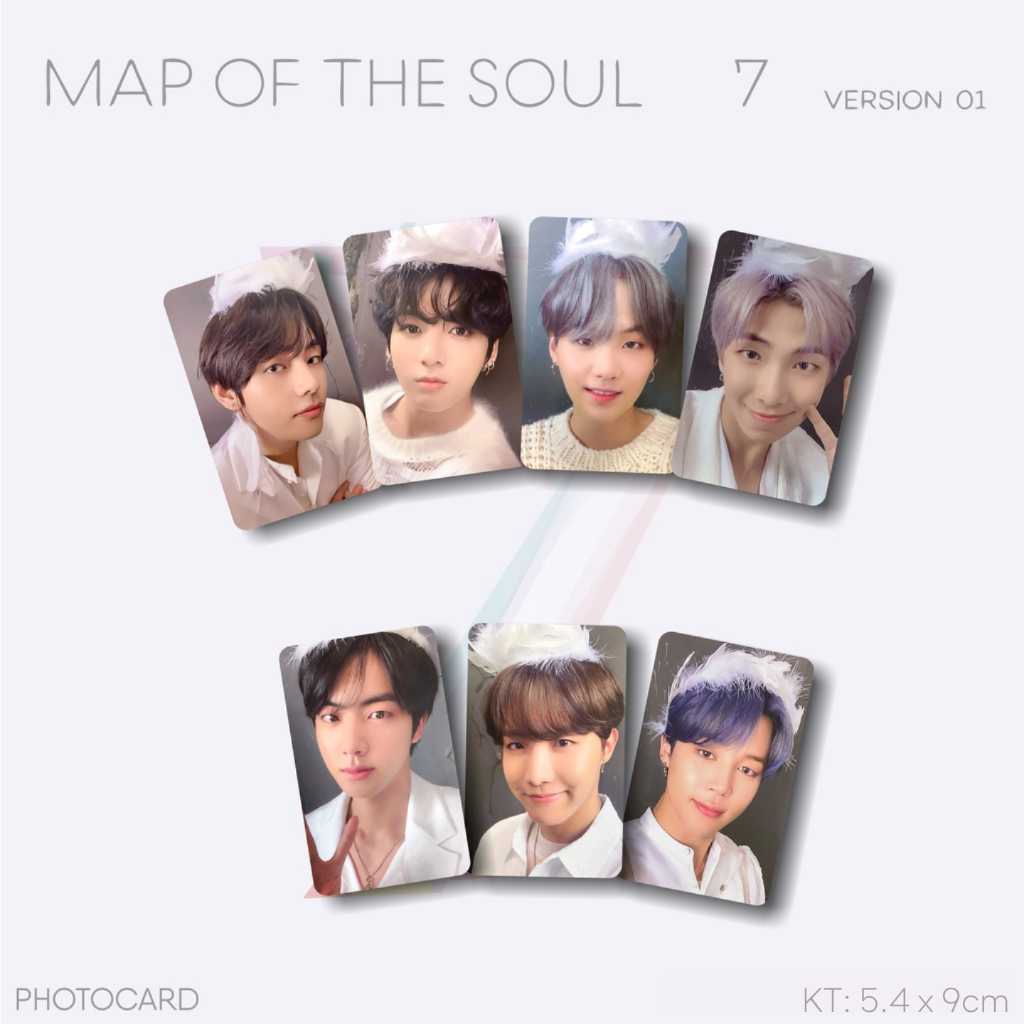 Set 7 card BTS MOTS 7 Ver. 1 [UNOFF - KHÔNG CHÍNH HÃNG]