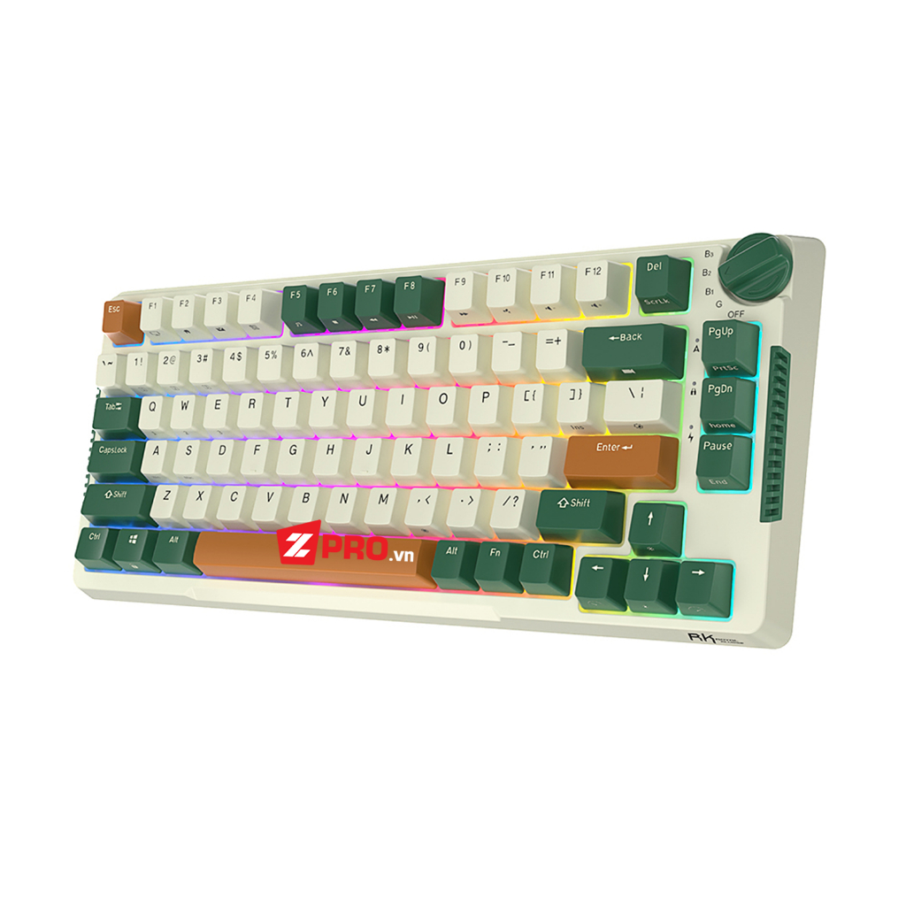 Bàn phím cơ Royal Kludge RK H81 - WILD WEST (3 Modes, Hotswap, Full Foam)