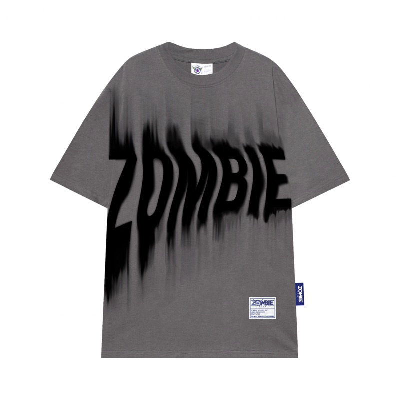 Áo thun zombieclub  ZOMBIE BLUR localbrand thun cotton 100% 230gsm