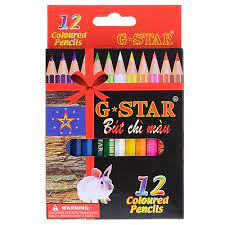 Bút chì 12 màu g-star ngắn