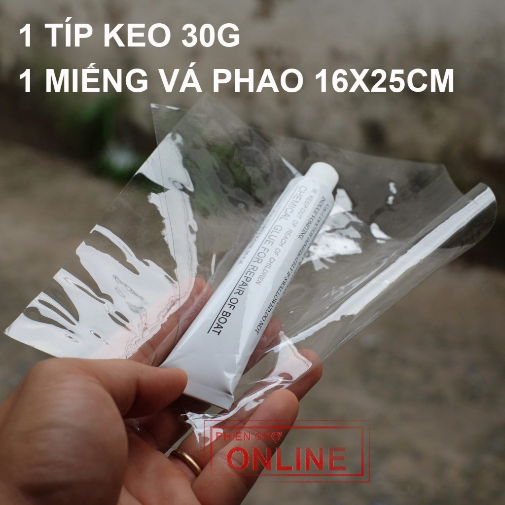 Keo Nhiệt 15-30g, Miếng Vá Phao size Lớn 16-25cm