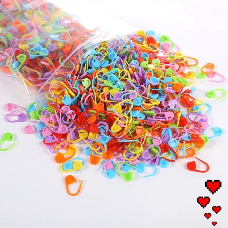 100 Ghim dấu mũi móc, vặn thừng