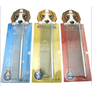 Lược inox chải lông gỡ rối cho chó mèo không gỉ - Lược chải lông cắt tỉa cho thú cưng cao cấp