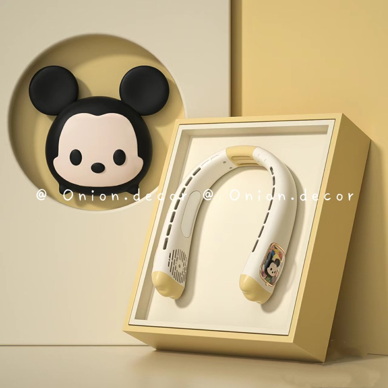 Quạt đeo cổ disney 9000mAh gió điều hoà