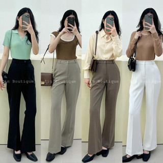 Quần tây công sở 962, quần tây ống loe Hàn Quốc