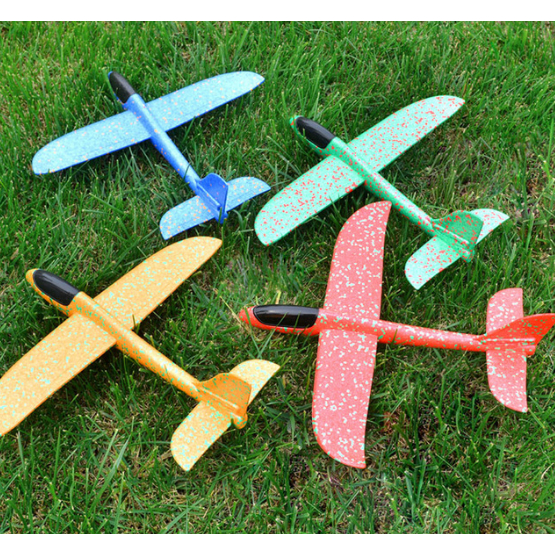 Máy Bay Xốp Ném Tay Cỡ Lớn 48cm - Máy Bay Đồ Chơi Cho Bé - Máy Bay Ngoài Trời 02032