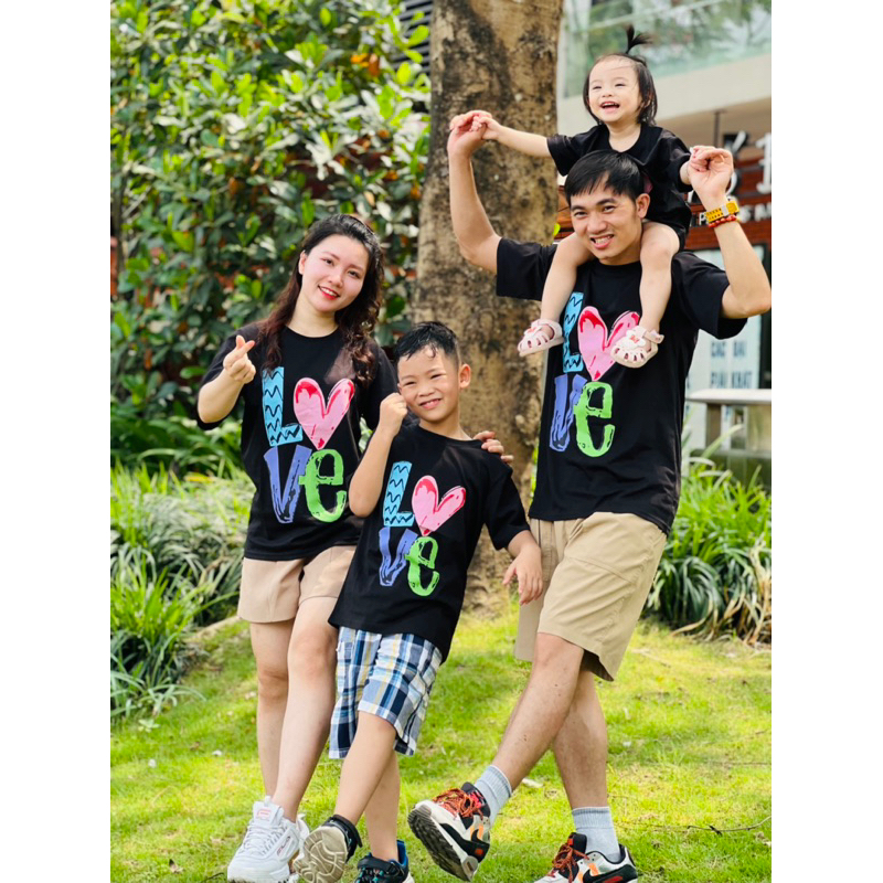 Áo phông cotton xuất dư xịn chi cả gia đình