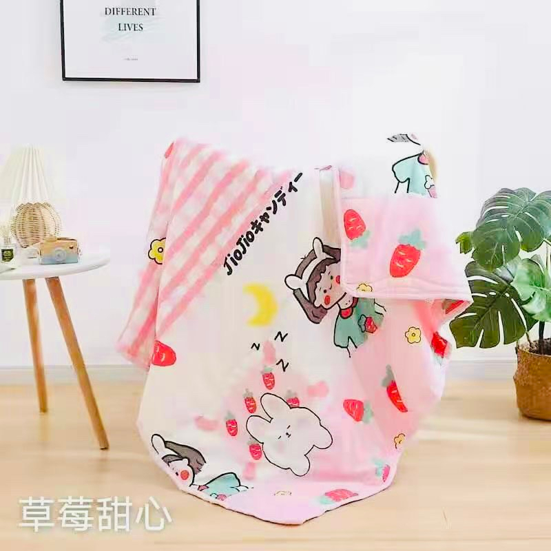 Chăn Đũi Cho Bé Mùa Hè Thu,Chăn Trẻ Em Mỏng Mát Đắp Hè Thu  Nhiều Hình cute. Cho bé mang đi học ,hay ở nhà
