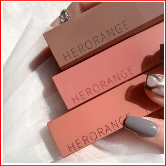 (Sỉ) Son Kem Lì Herorange Màu Nhung Sương Mềm Mịn Lâu Trôi Mềm Môi Herorange® Matte Lip Color Son 05