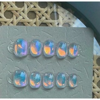 Nail box sơn gel ẩn giấy bóng kính, nail ẩn thủy tinh