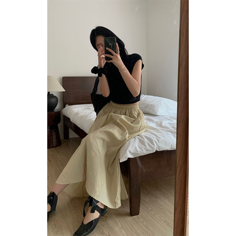 Chân váy xoè 2 túi