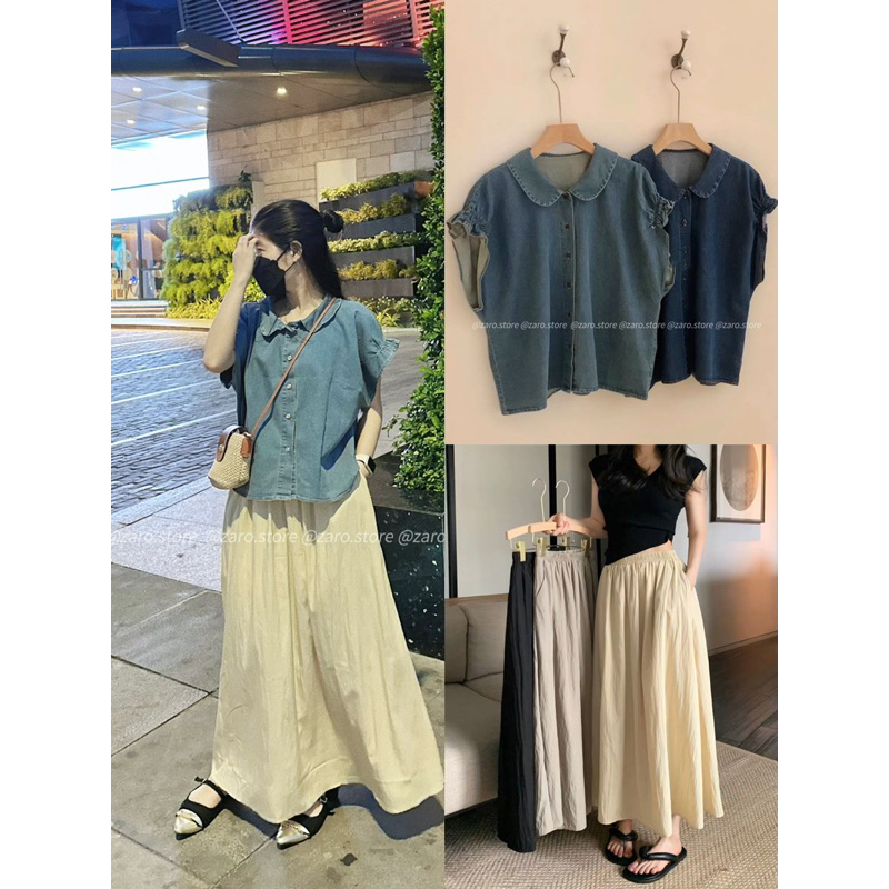 Chân váy xoè 2 túi