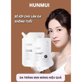 Mặt Nạ Ủ Trắng Body HUNMUI 300ml Dạng Bịch Có Vòi