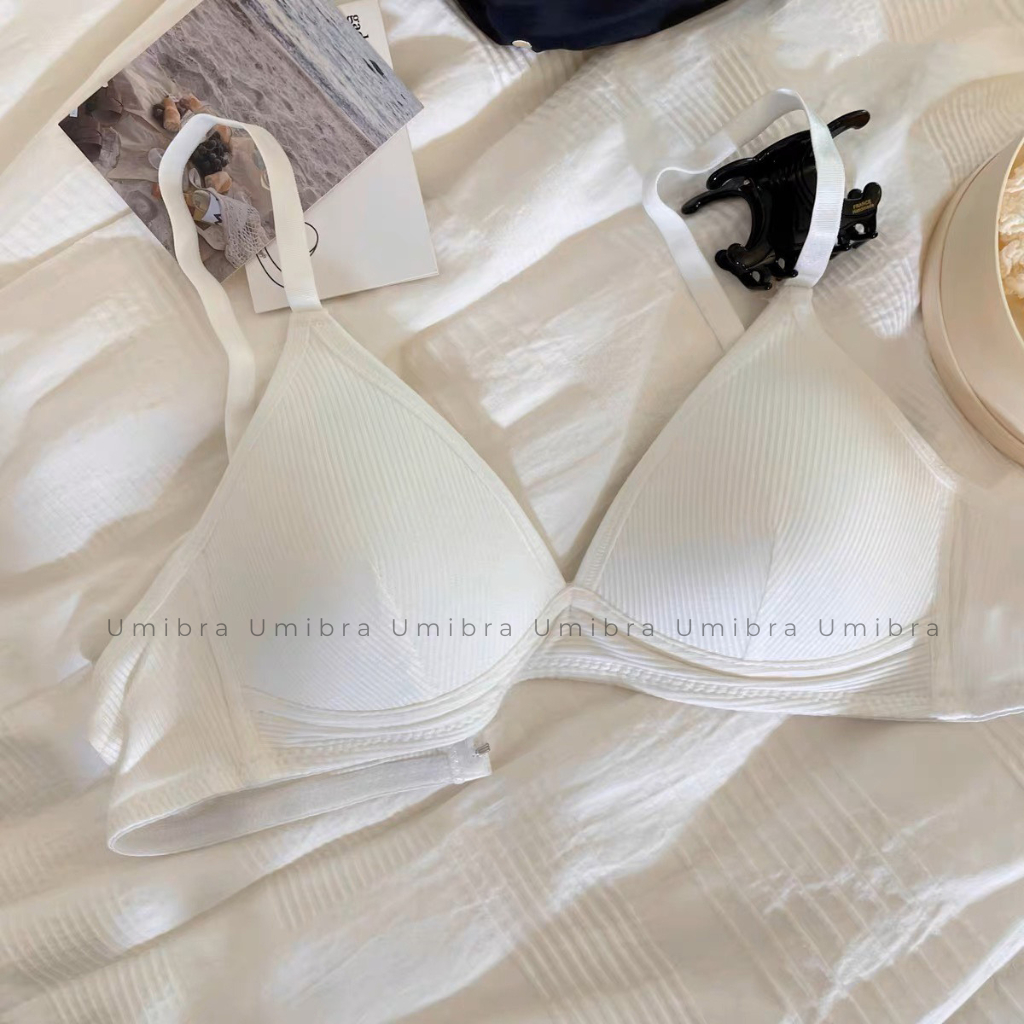 Áo lót Umibra mút mỏng không gọng chất Cotton thông thoáng cho hè - AN37