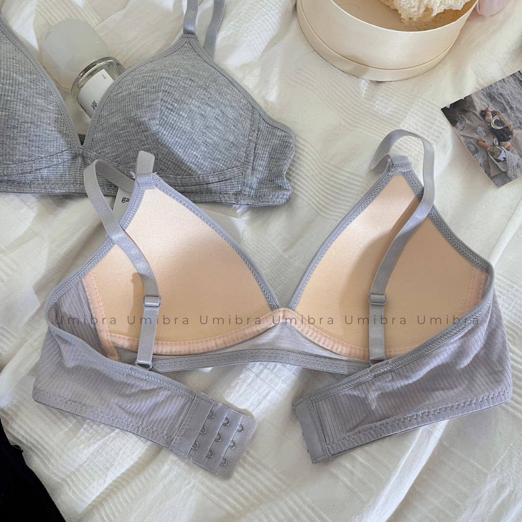 Áo lót Umibra mút mỏng không gọng chất Cotton thông thoáng cho hè - AN37