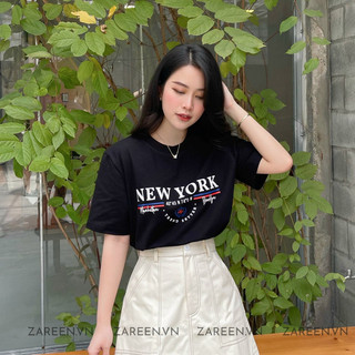 ZAREEN | ÁO THUN BASIC NEWYORK ZAREEN THU150 ĐEN