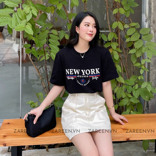 ZAREEN | ÁO THUN BASIC NEWYORK ZAREEN THU150 ĐEN