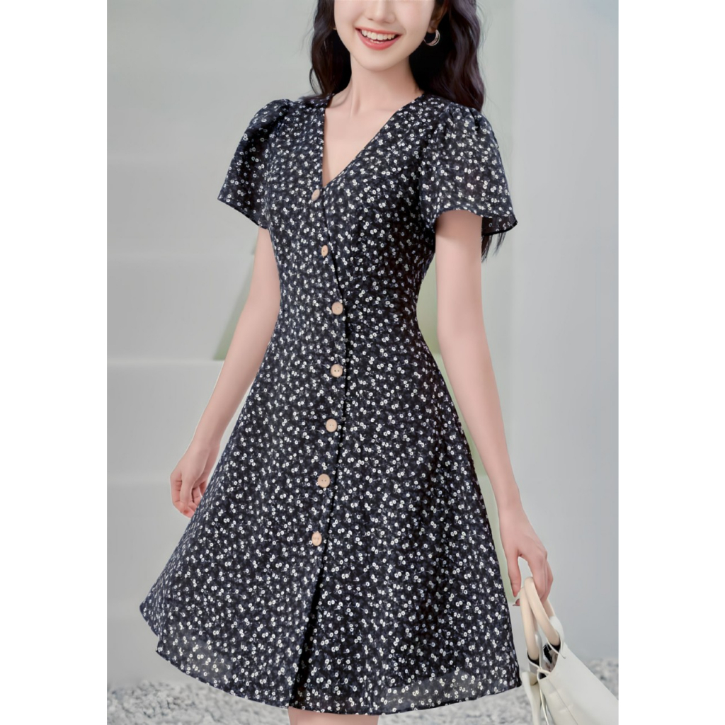 Váy hoa khuy thân bigsize  VSHIRT