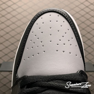 Giày Air Jordan 1 Low Shadow Toe Đen Xám
