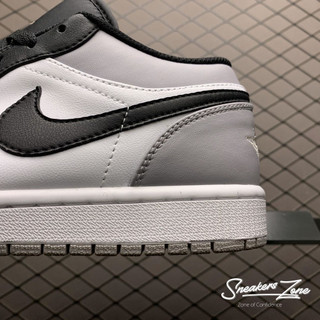 Giày Air Jordan 1 Low Shadow Toe Đen Xám