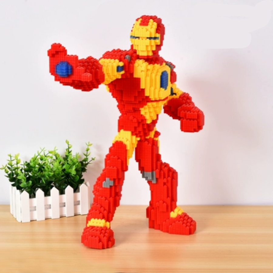 LEGO lắp ráp nhân vật Siêu nhân anh hùng Marvel, Lego đội trưởng mỹ, Lego người nhện, Lego người sắt
