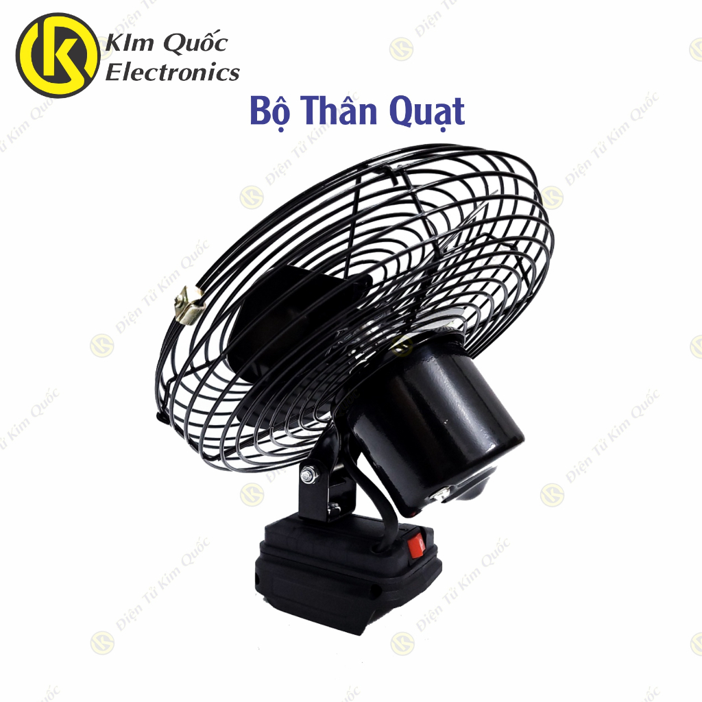 Quạt Tích Điện Makita Chân Pin Phổ Thông,Quạt Pin Makita 8inch Sử Dụng Pin 14.4 - 21V Makita