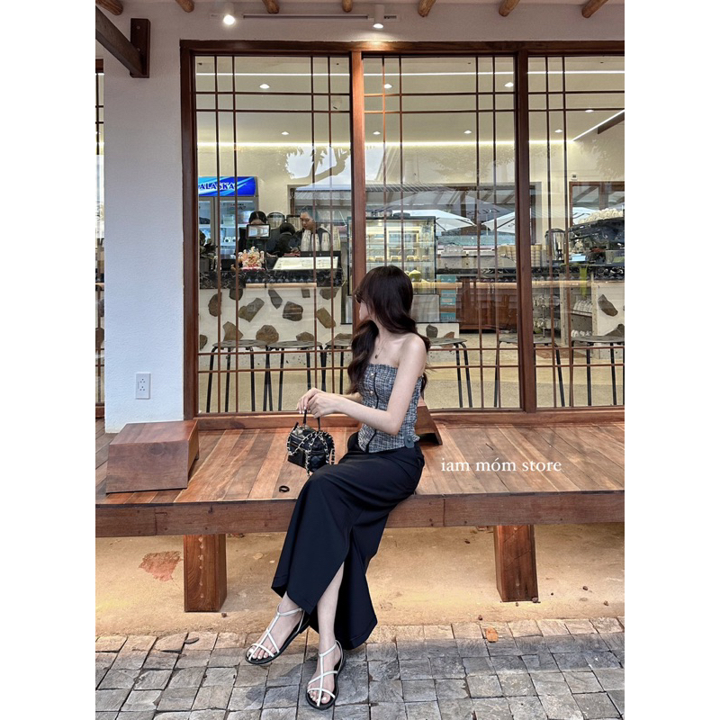 Lily Skirt . Chân váy xẻ bên dáng dài